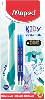 Pix Maped, kidy learn magic si 2 rezerve blister, diverse culori